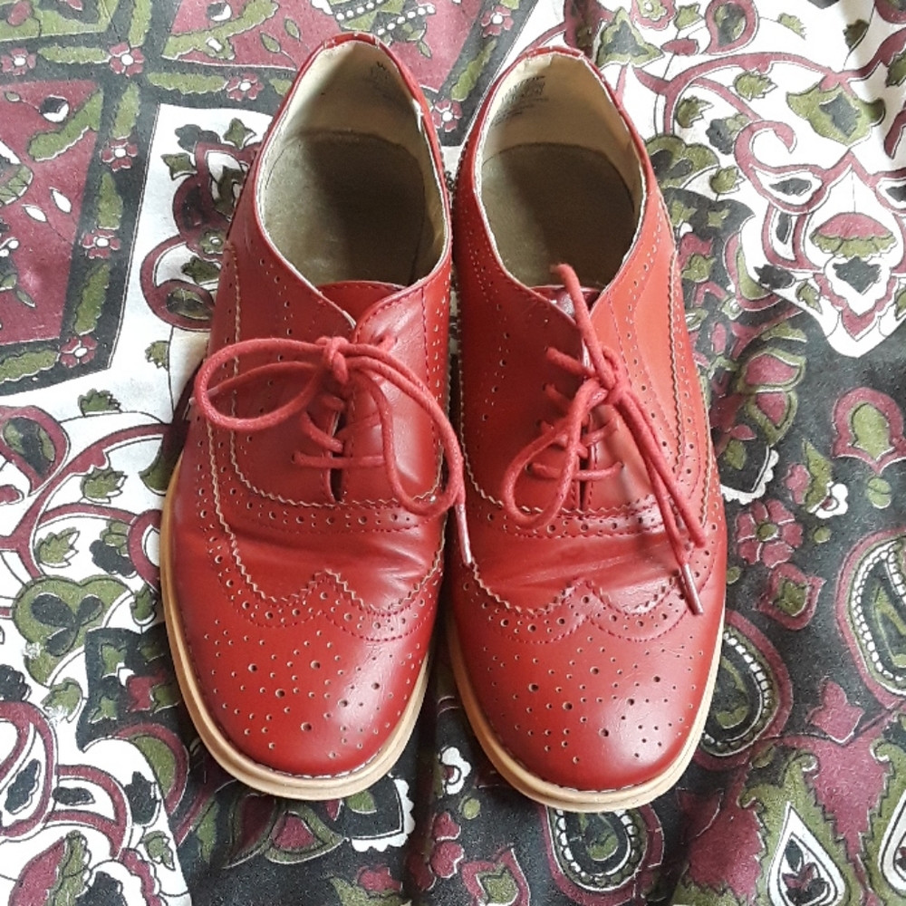 Red Oxford Loafer